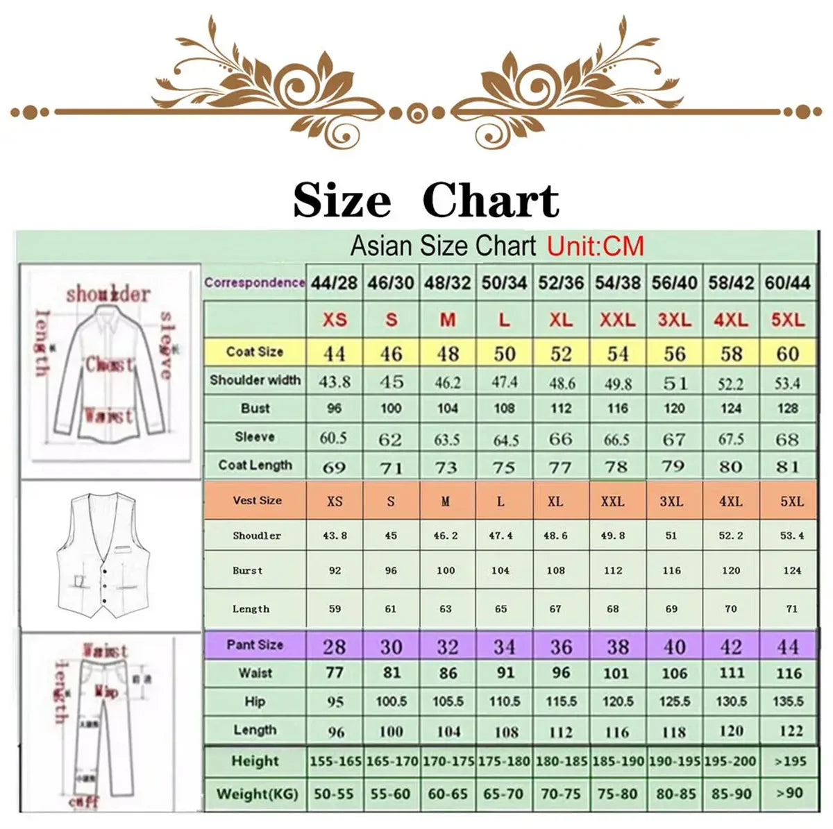 Luxurious Jewelry Ornament Tuxedos Men Suits 3 Pieces Wedding Groom Dinner Party Ternos Completo Shawl Lapel Male Prom Blazers