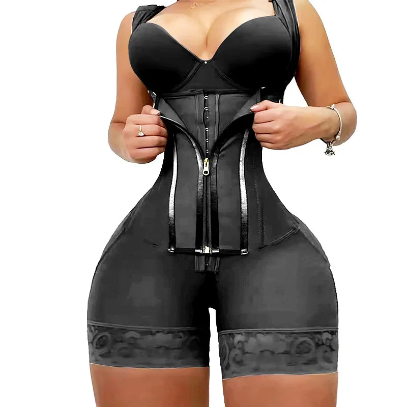 Ganzkörperformer mit hoher Kompression, Taillentrainer-Gürtel, Fajas Colombianas, Hüftgürtel, Bodysuits, Shapewear, Schlankheitshöschen zur Bauchkontrolle