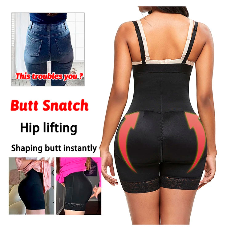 AirSlim® Firm Tummy Kompressions-Bodysuit Shaper mit Po-Lifter
