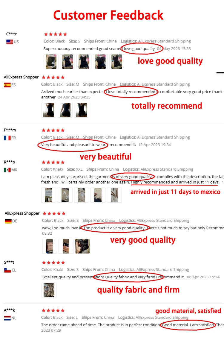 AirSlim® Firm Tummy Kompressions-Bodysuit Shaper mit Po-Lifter