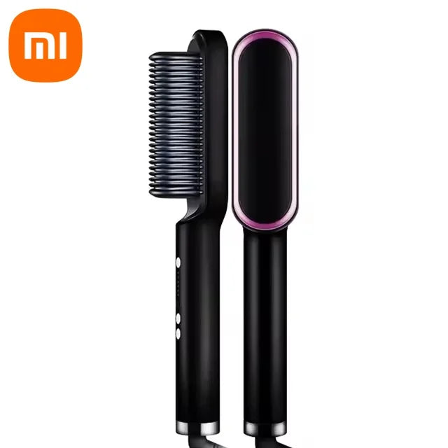 Xiaomi Professional Negative Ion Hair Straightener Hair 3in1 Professional Quick Heated Electric Hot Comb Hair Straightener