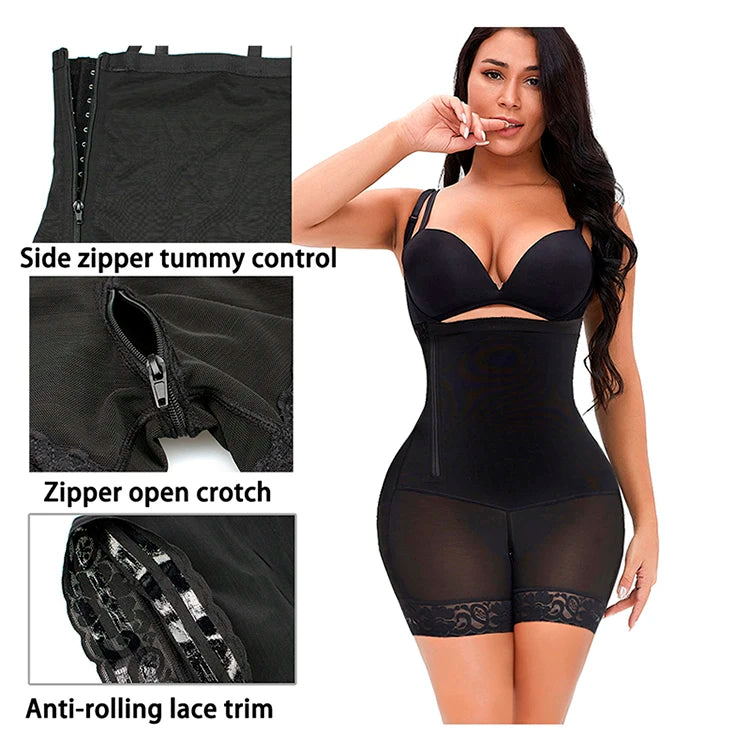 AirSlim® Firm Tummy Kompressions-Bodysuit Shaper mit Po-Lifter