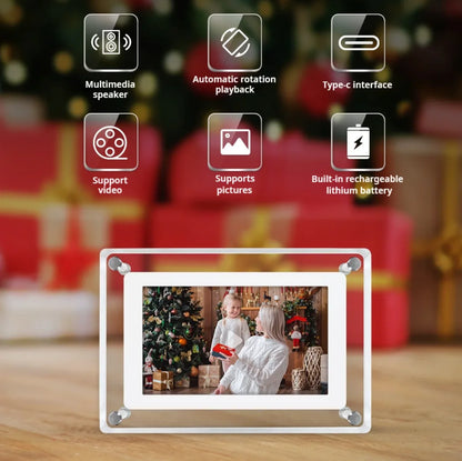 Acrylic Digital Photo Frame 5/7 Inch 1000mAh Automatically rotate Display IPS Screen 2G Memory Battery Gravity Induction