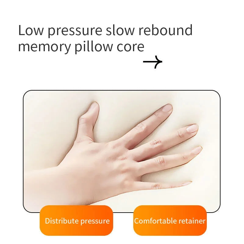 UTTU Cervical Pillow for Neck Strain Relief, Memory Foam Neck Pillow for Sleeping, Contour Cooling Pillow for Side Sleeper, Adjustable Orthopedic Sandwich Pillow