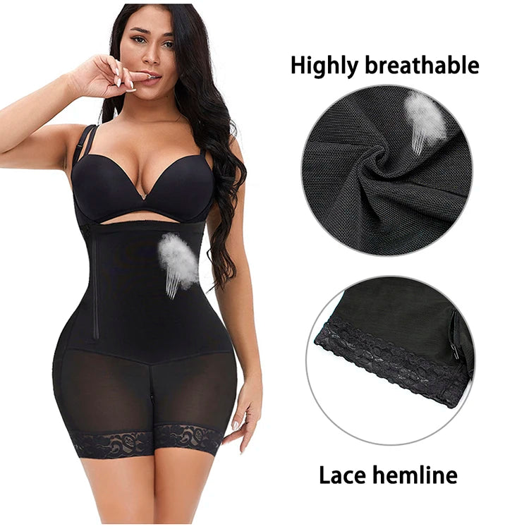 AirSlim® Firm Tummy Compression Bodysuit Shaper With Butt Lifter